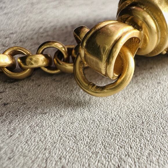 Rare Retired Julie Vos Gold-Tone Turquoise Pendant Charm Keychain Resort Coastal - Picture 13 of 15